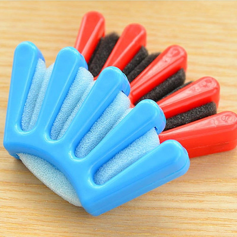 Hisight 2 PCS Sponge Hair Braiding Machine Women Lady Girls DIY French Twist Plait Hair Braiding Tool Sponge Hair Styling Clip Stick Braider Braid Tool (Redã€ Blue) - Image 4